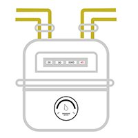 Dibujo de Medidor de Gas 