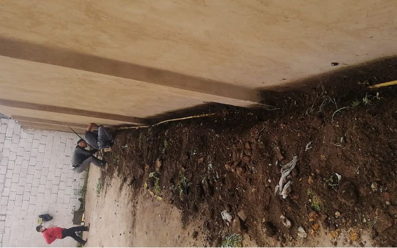 alargue de Red de Gas 