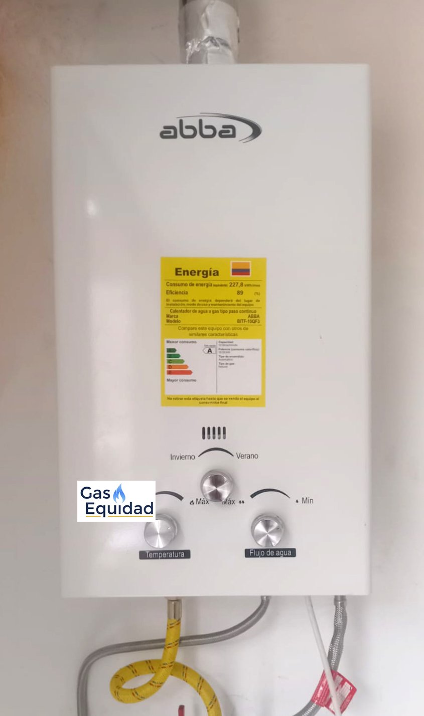 Calentador Abba Instalación 